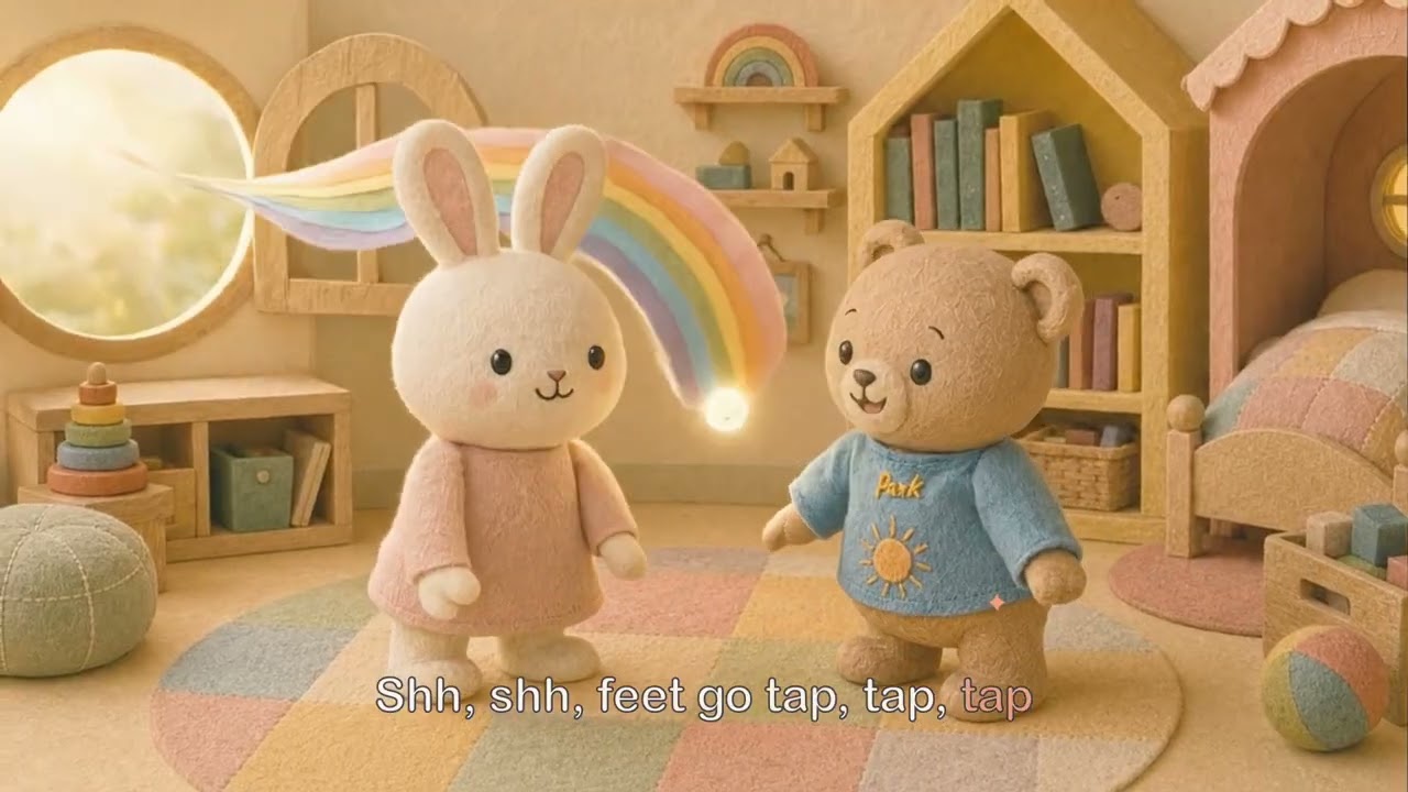 Tuck and Park practicing their soft inside voices